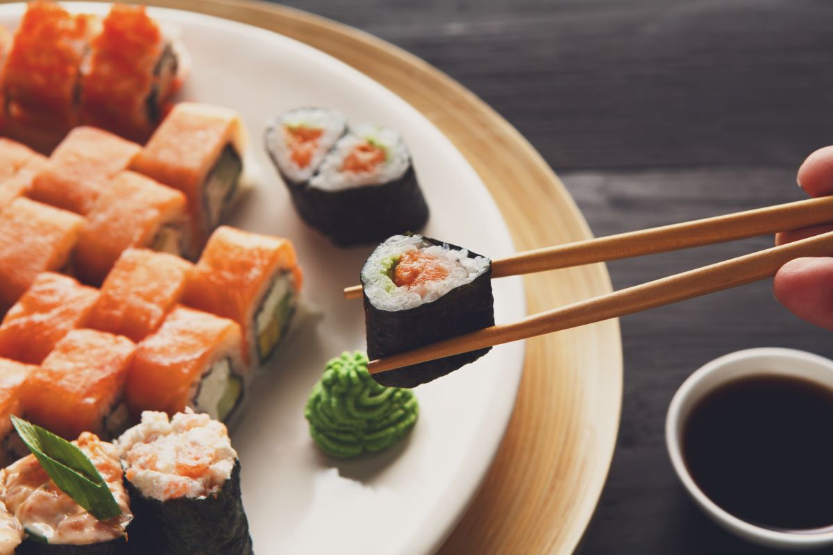 wasabi a sushi